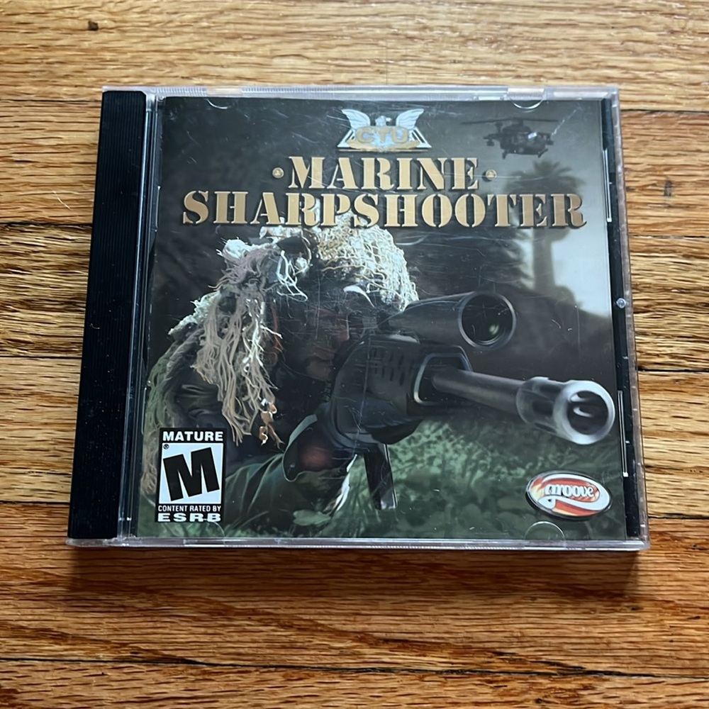 Marine Sharpshooter PC CD Rom / 2003 / Complete With Manual